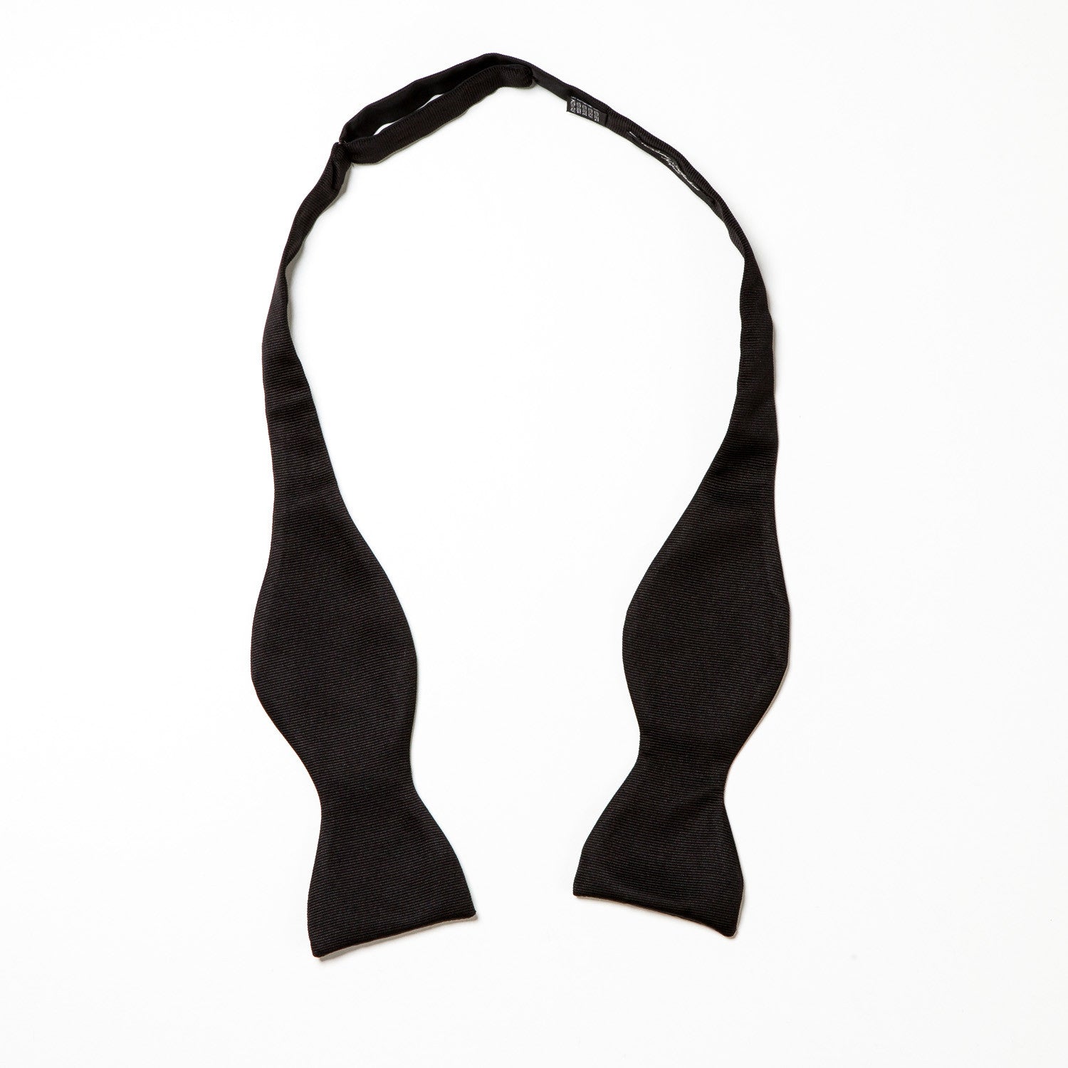 Black Bow Tie "Corpo Pieno" made of pure Silk